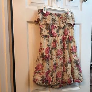 Beautiful strapless dress